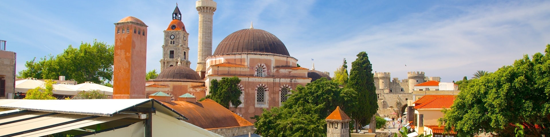 Rhodes Old Town showing heritage architecture and a city