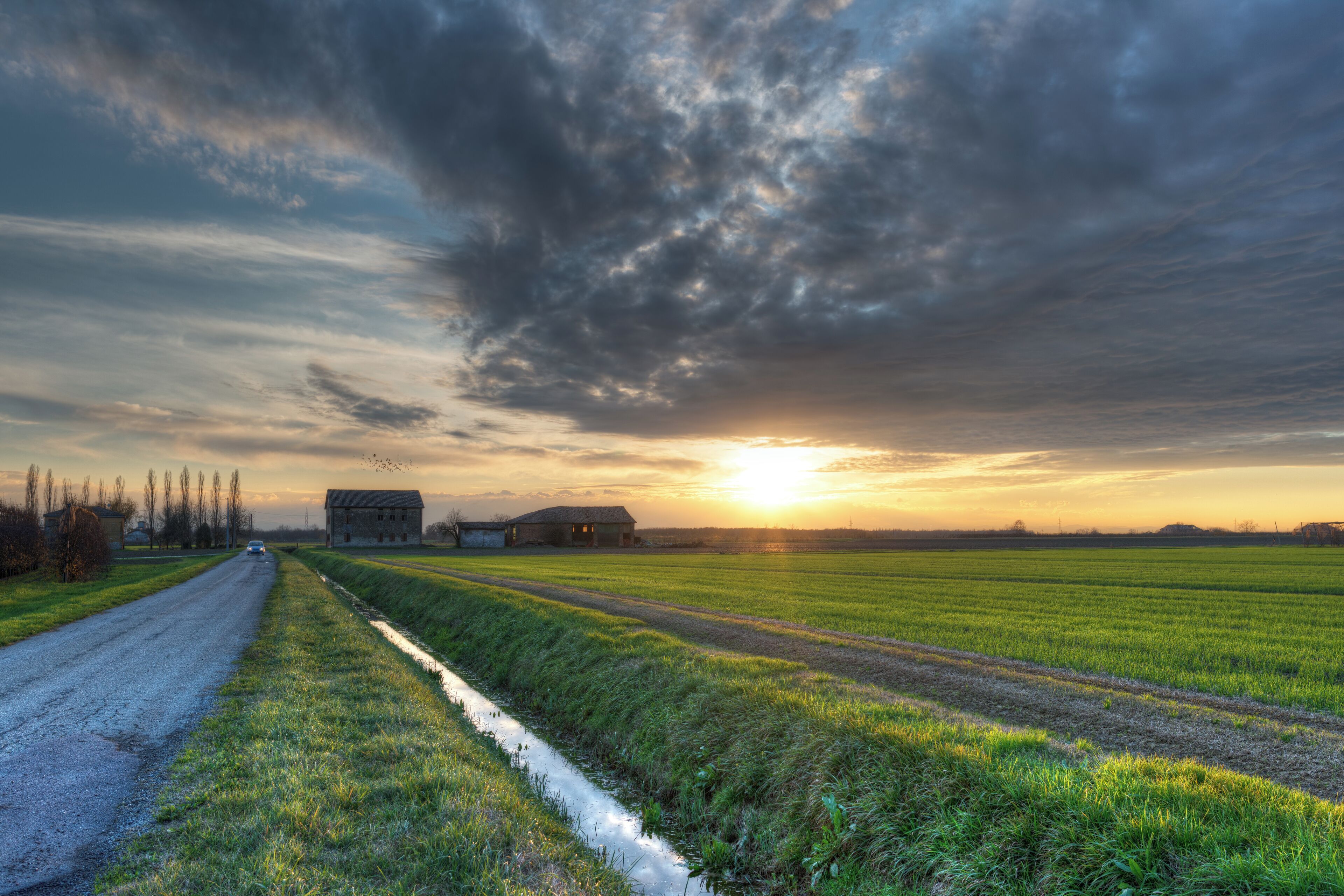 Sunset - Crevalcore (BO) Italy - December 9, 2014