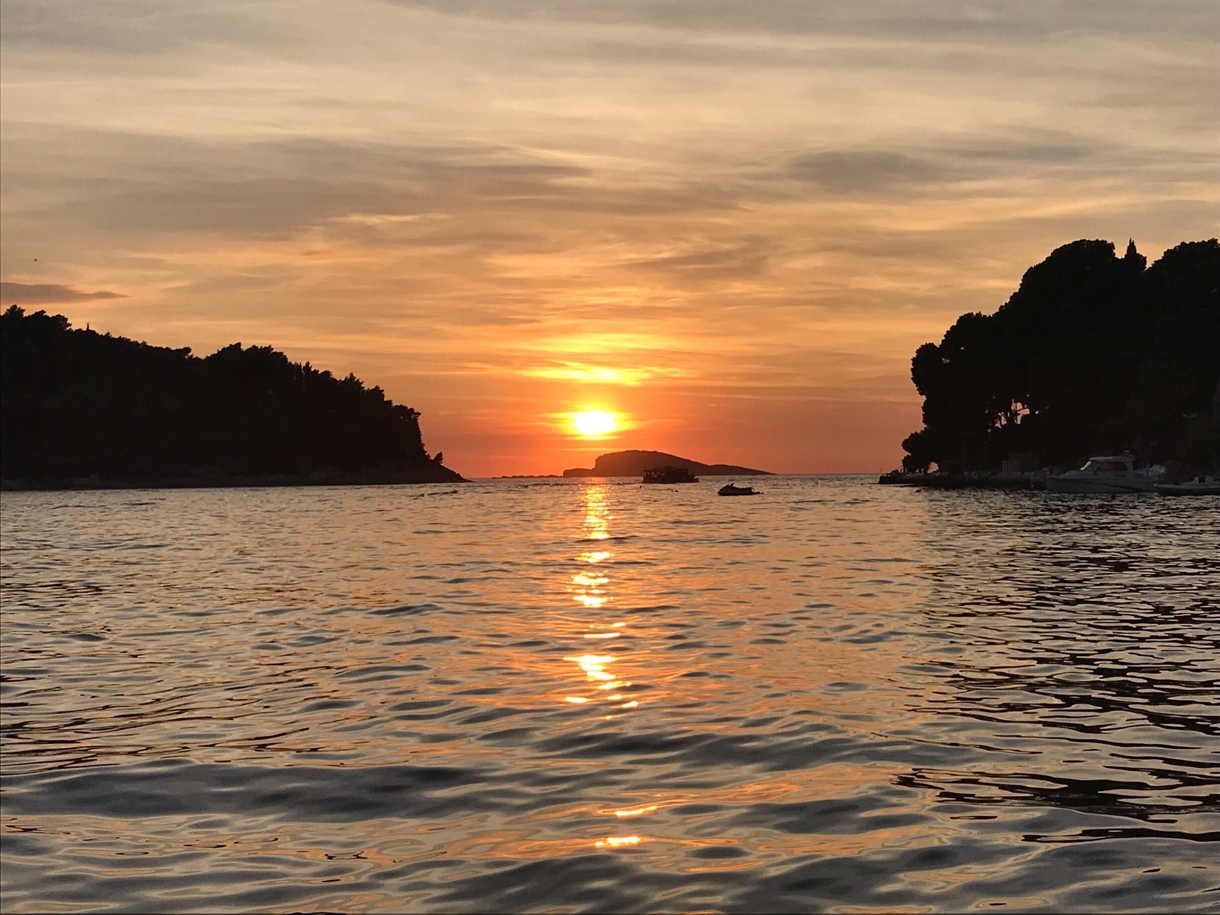 A beautiful town for sunsets!