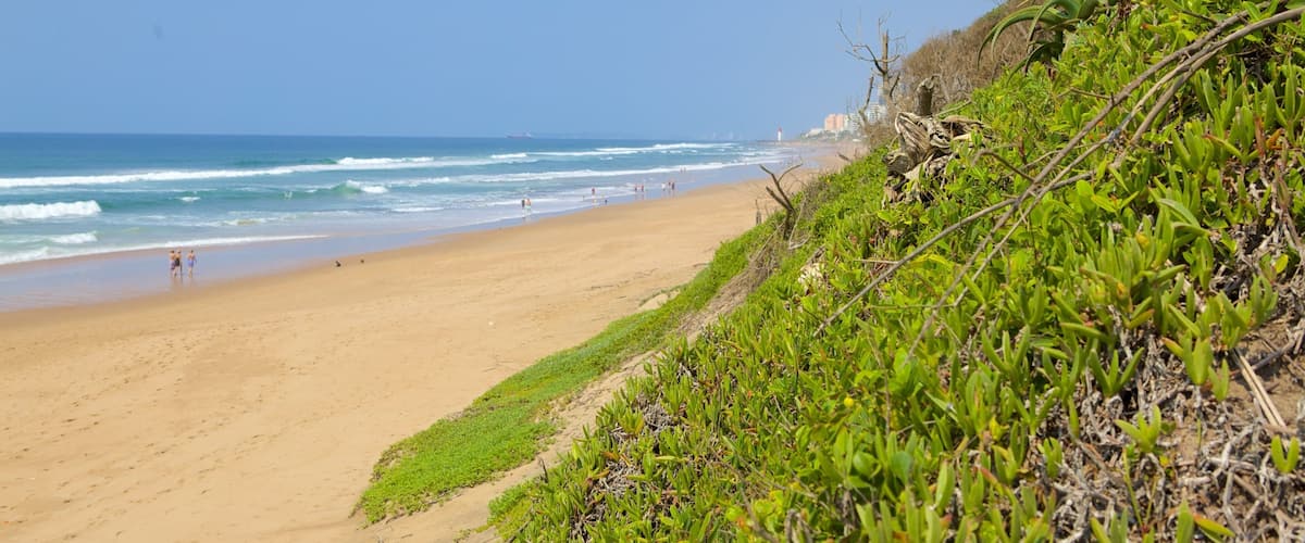Sentier de randonnée du lagon d\'Umhlanga qui includes plage de sable, panoramas et vues littorales