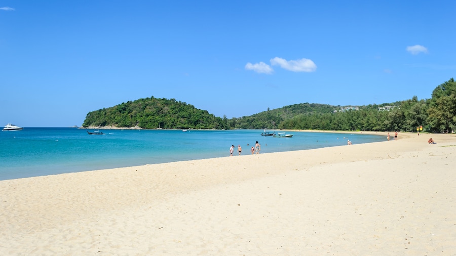 Beautiful beach at Layan beach , Phuket, Thailand