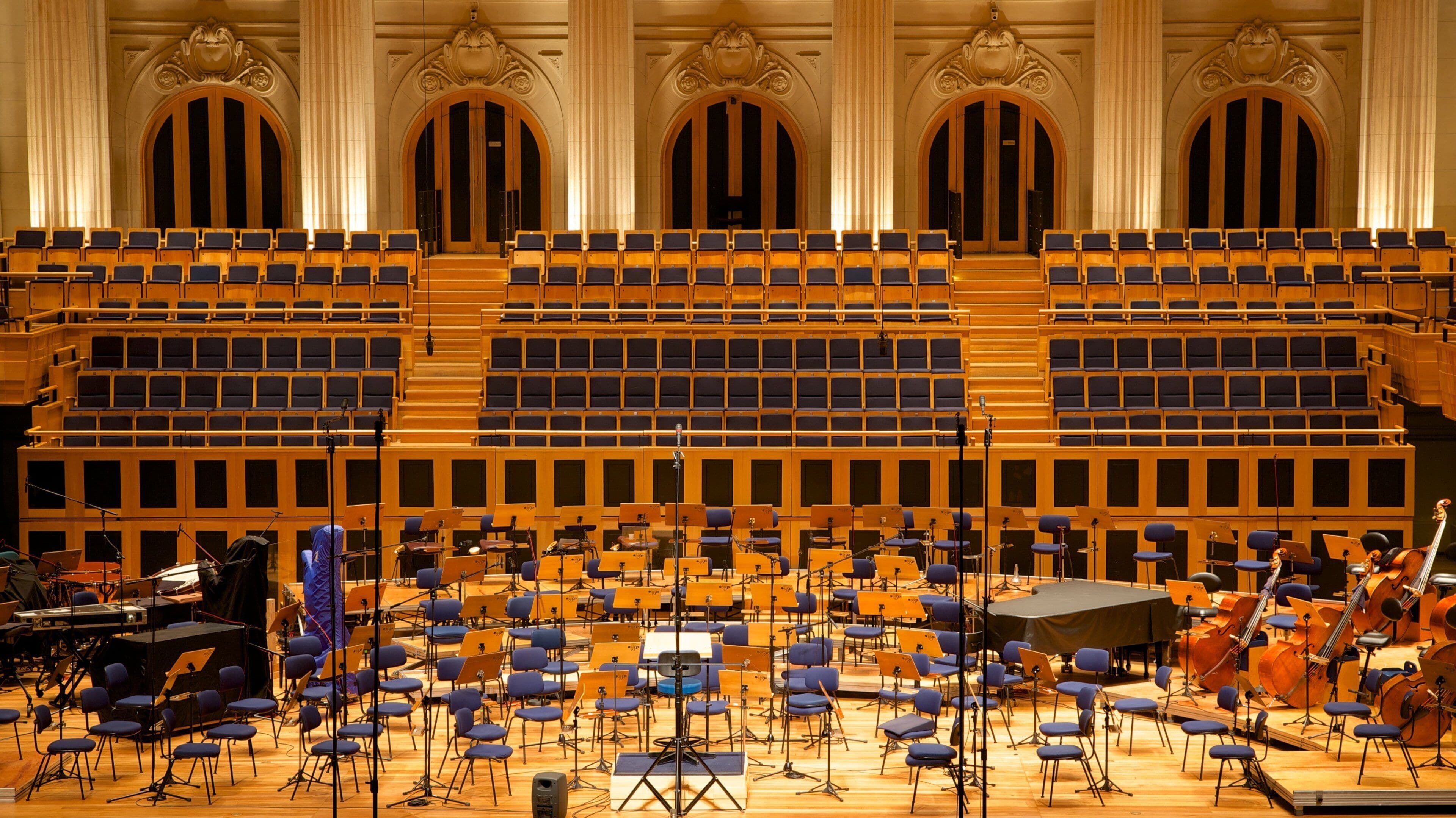 Sala São Paulo johon kuuluu teatterinäkymät ja sisäkuvat