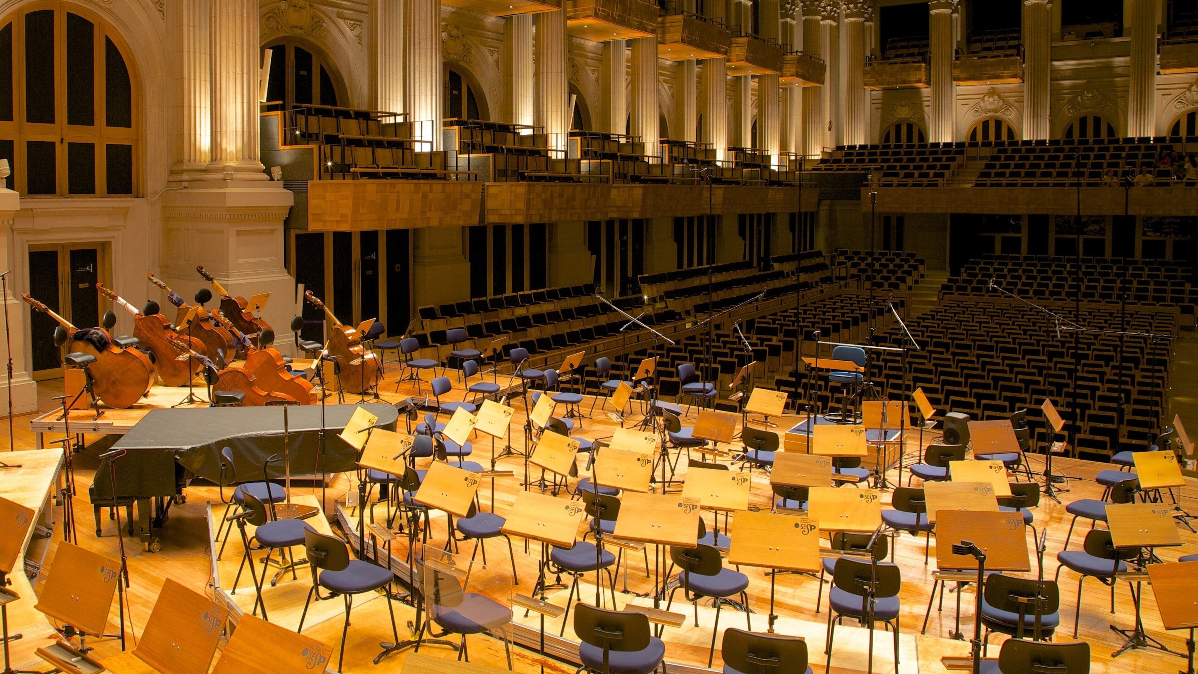 Sala Sao Paulo which includes theatre scenes and interior views