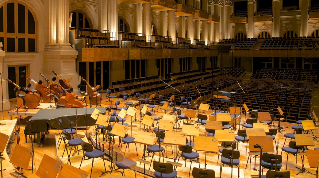Sala Sao Paulo which includes theatre scenes and interior views