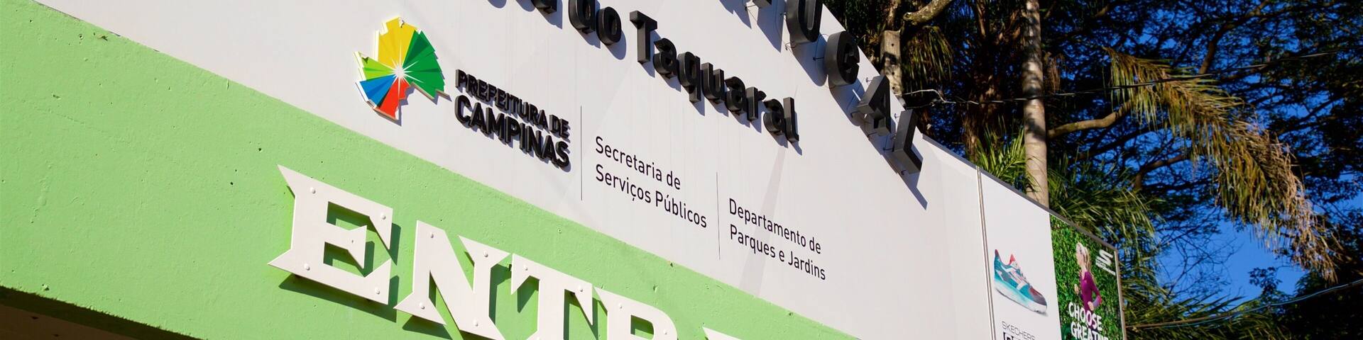 Portugal Park featuring signage