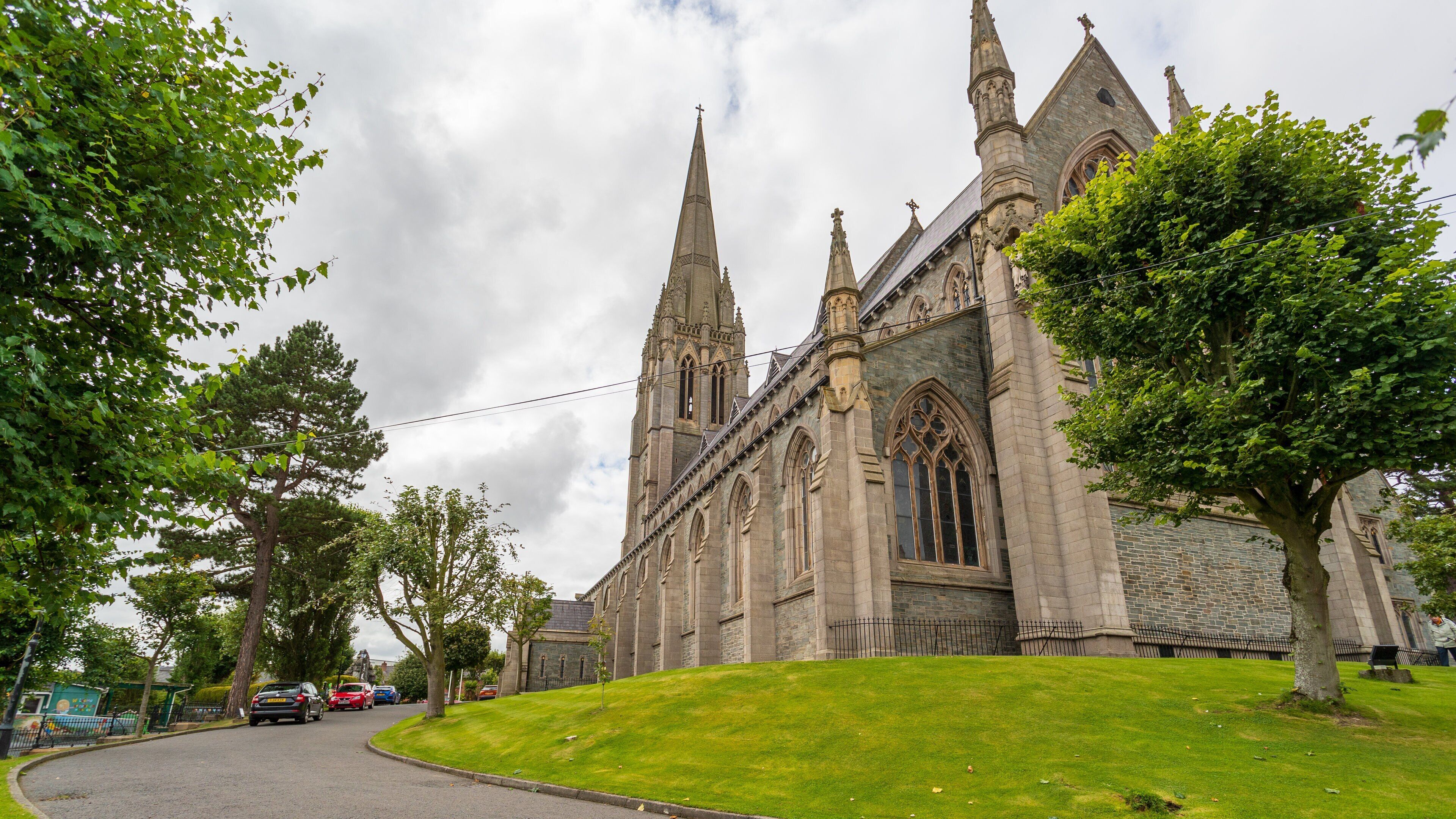 St. Eugene\'s Cathedral featuring a church or cathedral and heritage architecture