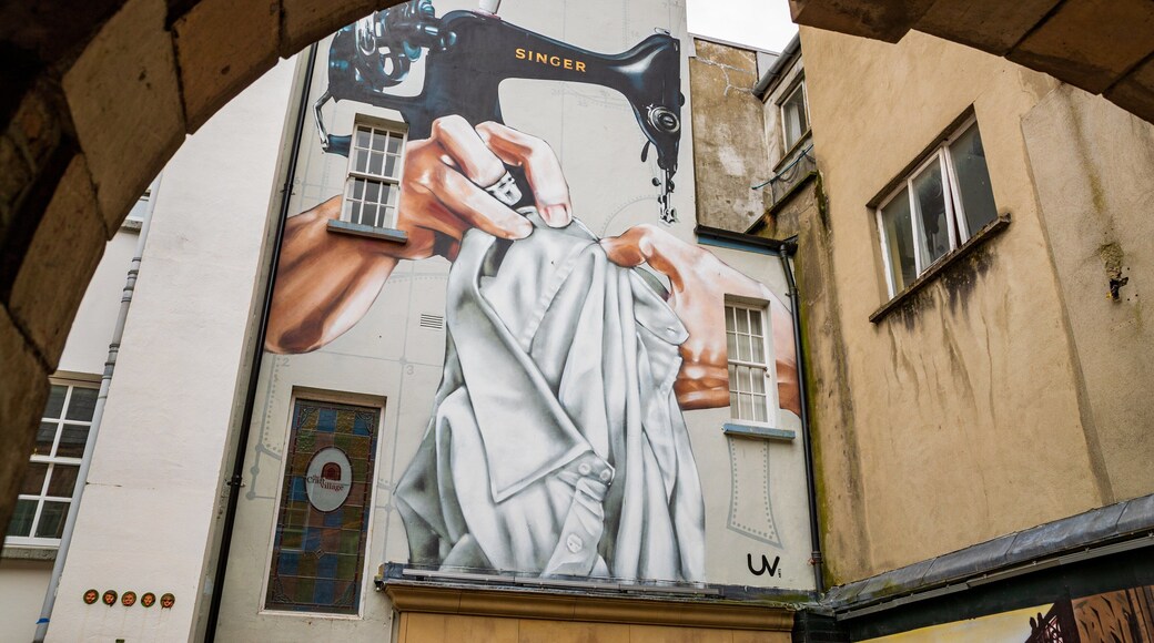 Irish Craft Village featuring outdoor art