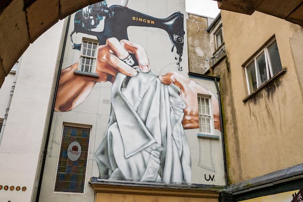 Irish Craft Village featuring outdoor art