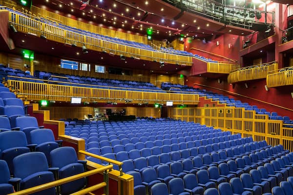 Millennium Forum showing theater scenes and interior views