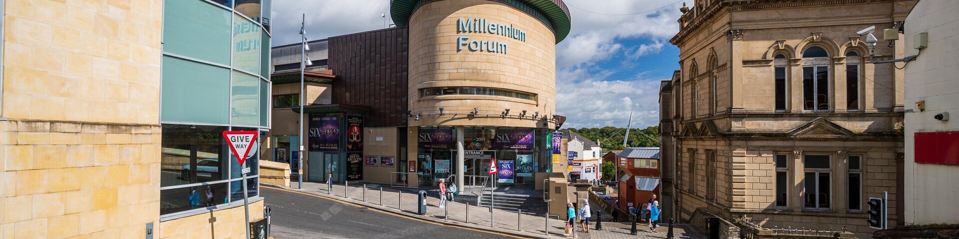 Millennium Forum showing signage
