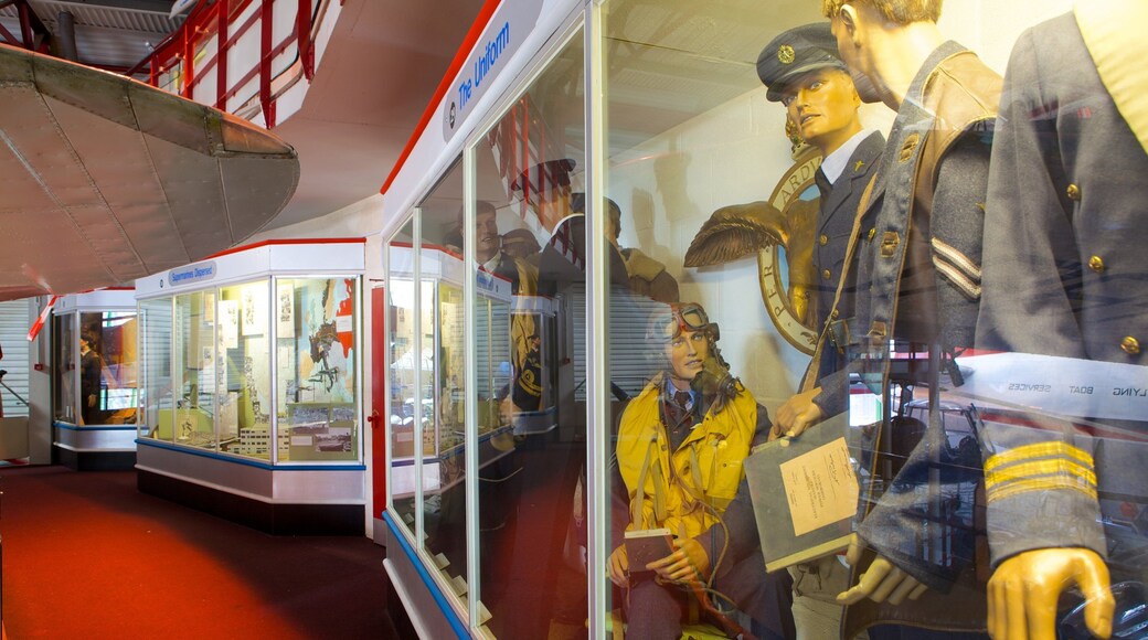 Solent Sky Museum which includes interior views and aircraft