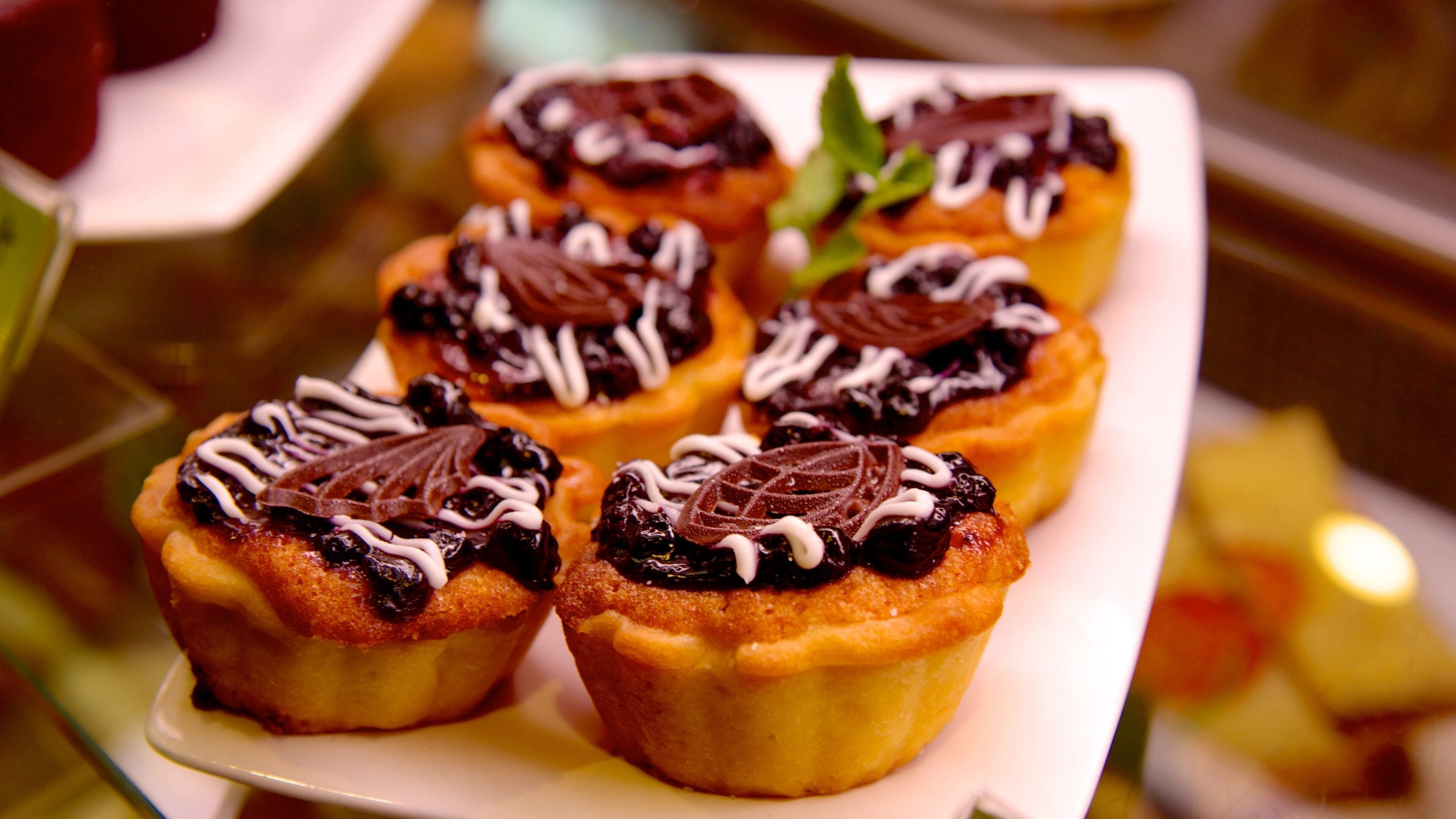 Butterfly Creek som viser mat