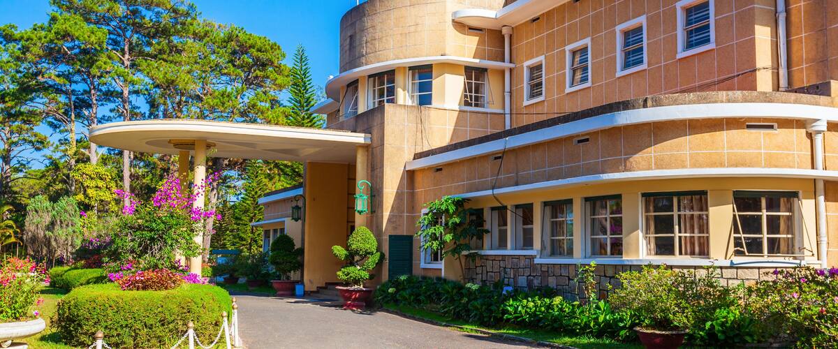 Bao Dai Summer Palace in Dalat city in Vietnam
