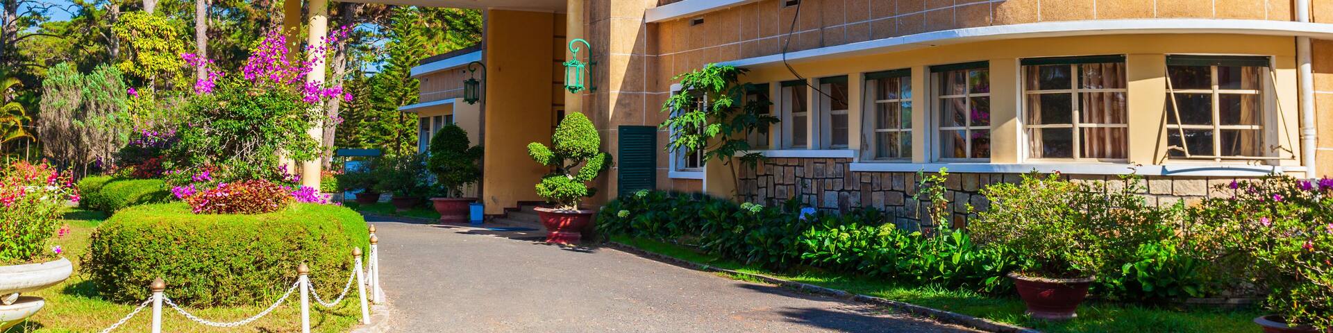 Bao Dai Summer Palace in Dalat city in Vietnam