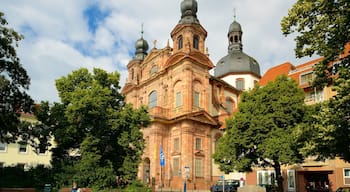 Mannheim Jesuit Church which includes heritage elements