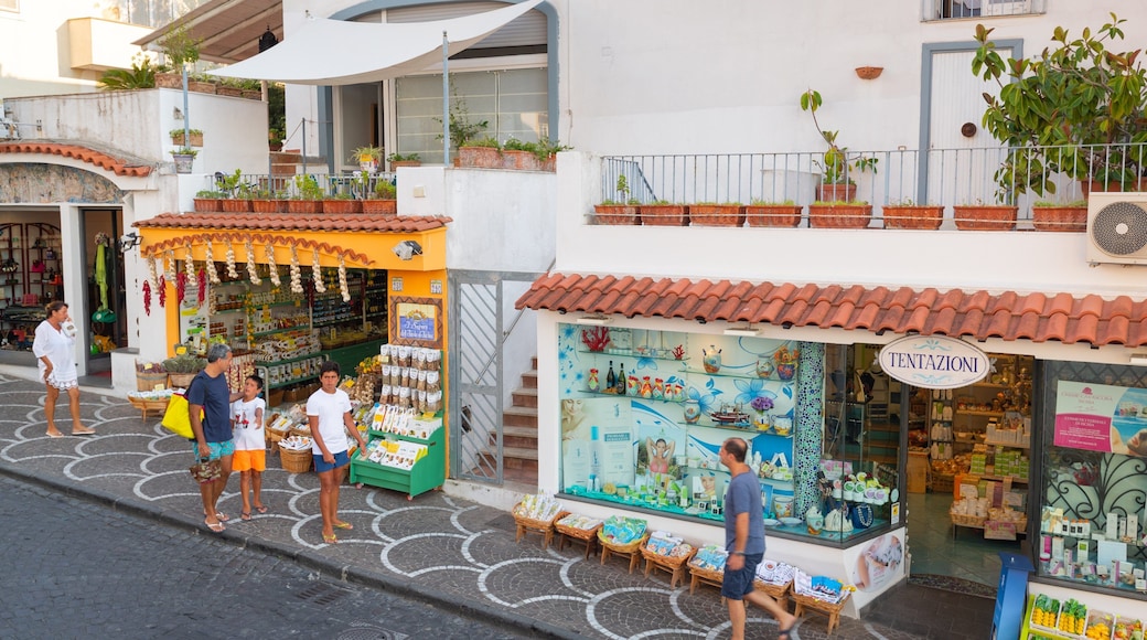Via Vittoria Colonna showing street scenes as well as a small group of people