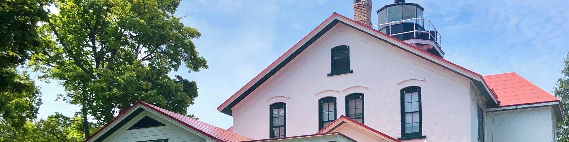 In use from 1858 until 1972 this lighthouse is at the very tip of the Leelanau peninsula.