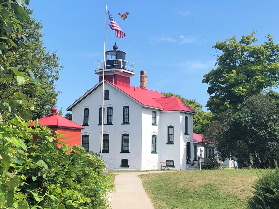 In use from 1858 until 1972 this lighthouse was added on to over the years to make room for the two families who lived and worked here.