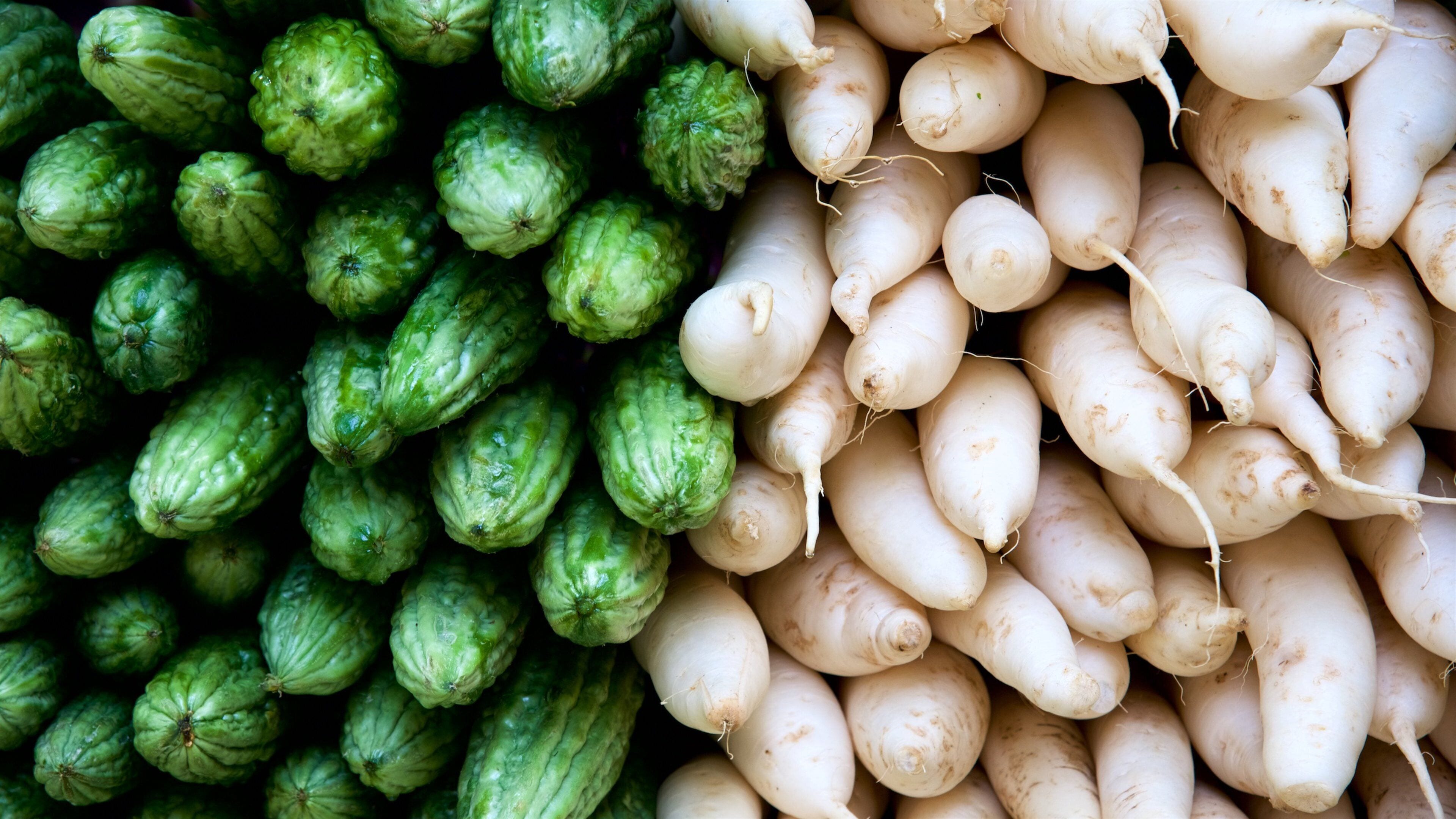 탈리파파 시장 을 특징 시장 과 음식