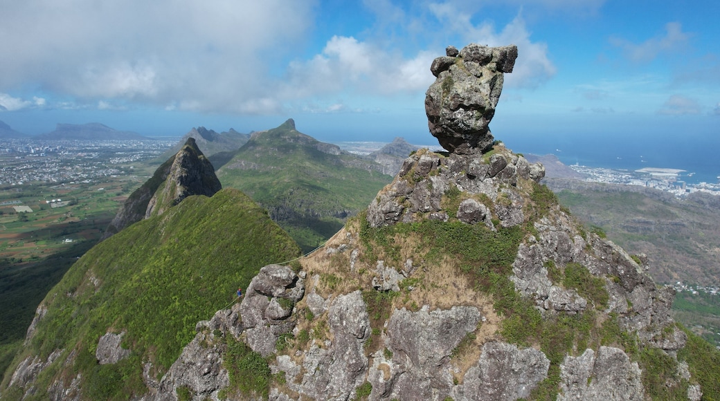 Mauritius island. Mount Pieter Both. The most amazing mountain on the island. View from above.