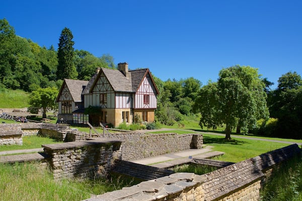 Chedworth Roman Villa mit einem Geschichtliches, Haus und Garten