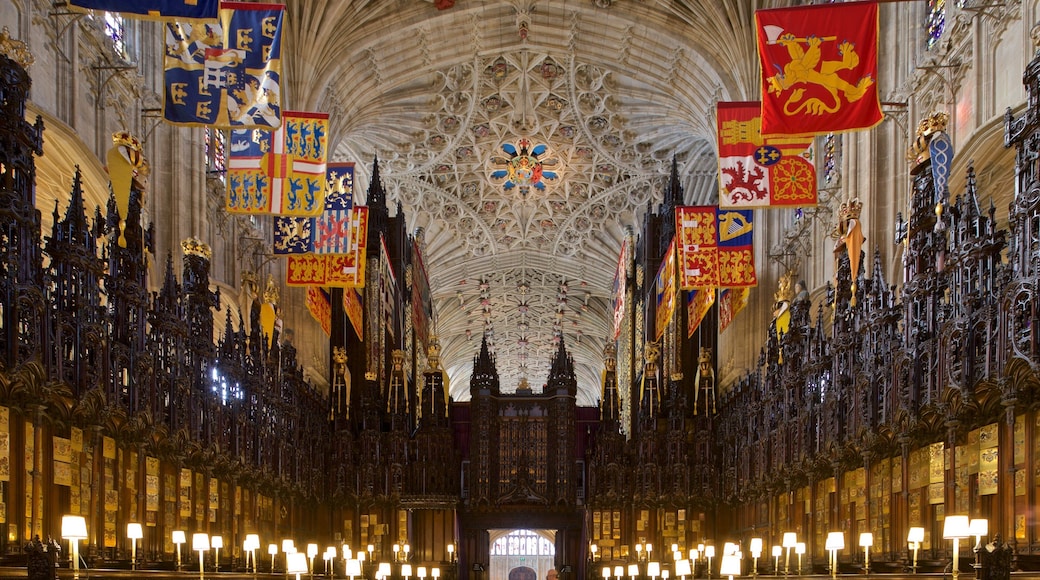 St. Georges Chapel which includes heritage elements, a church or cathedral and interior views