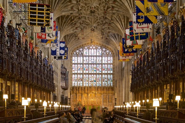 St. Georges Chapel featuring heritage elements, interior views and a church or cathedral