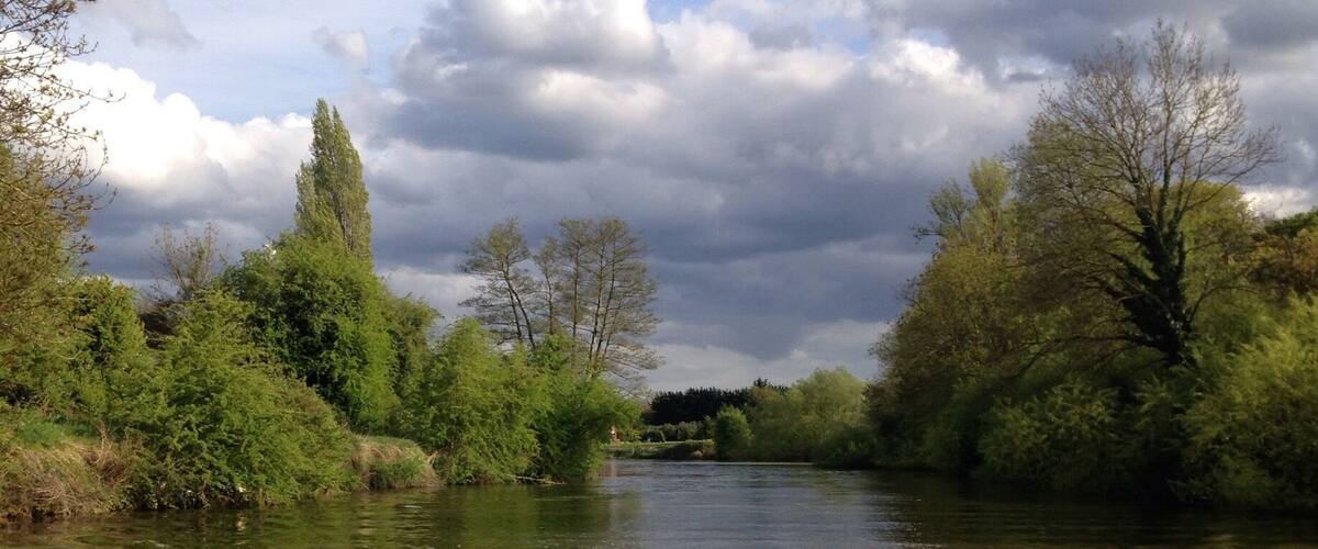 Great part of the river . Taken from the back of my boat 😊