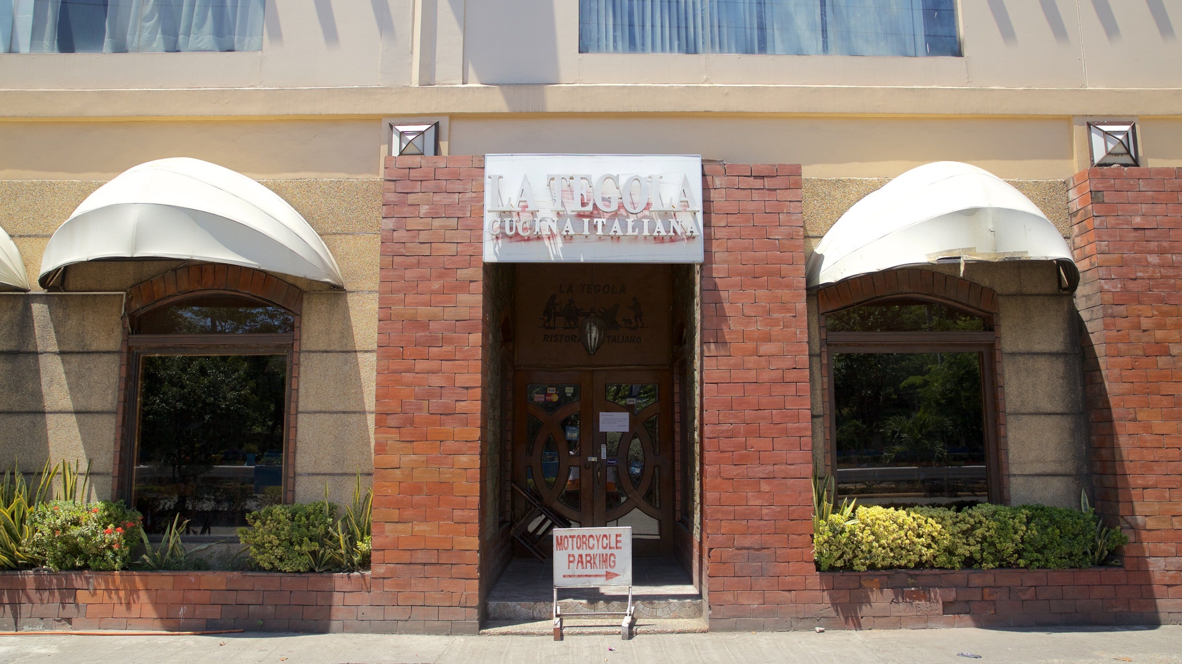 Mactan Marina Mall which includes signage