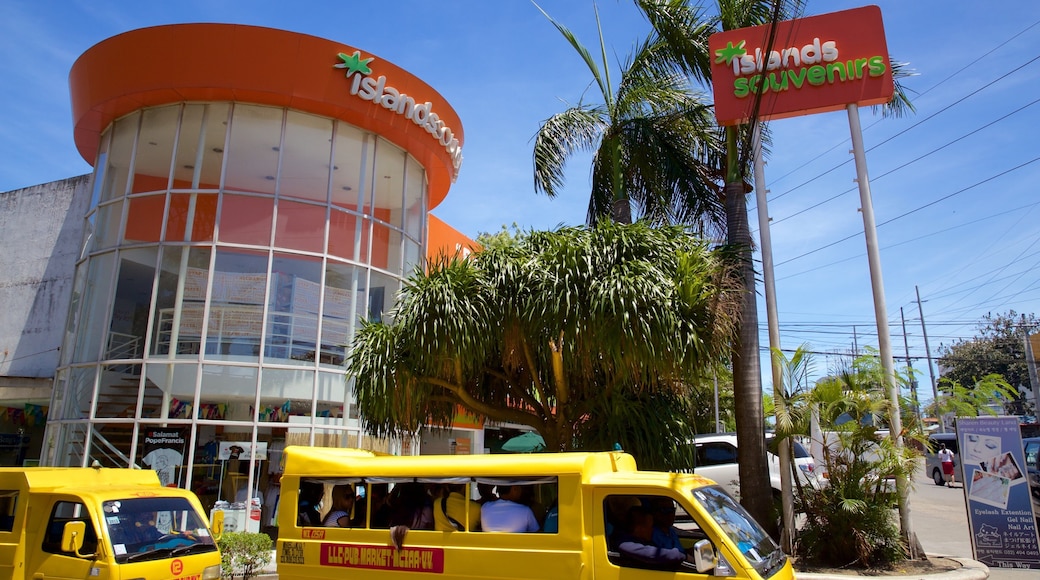 Mactan Marina Mall which includes signage