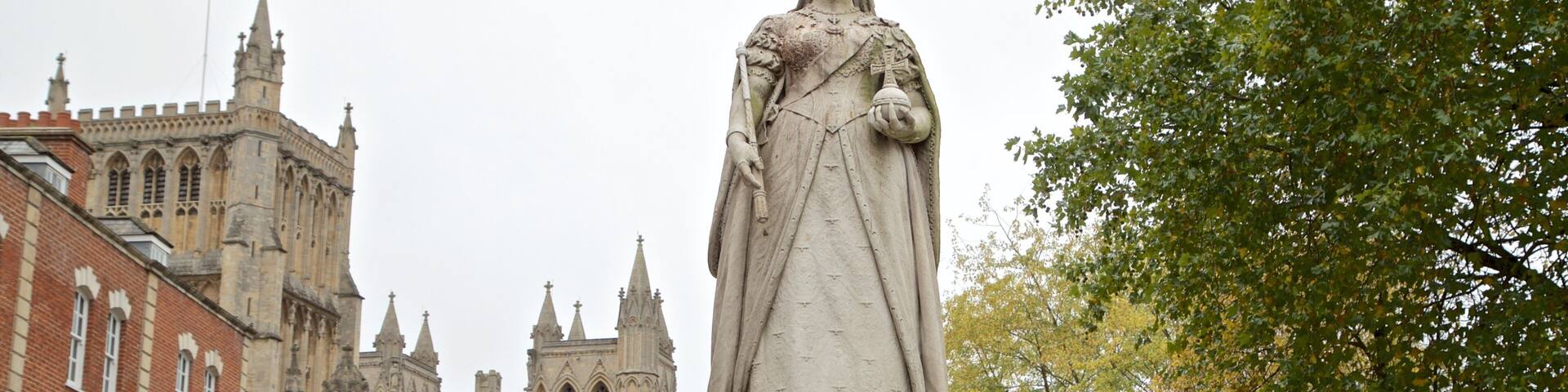 Queen Victoria\'s Statue featuring a statue or sculpture and heritage elements