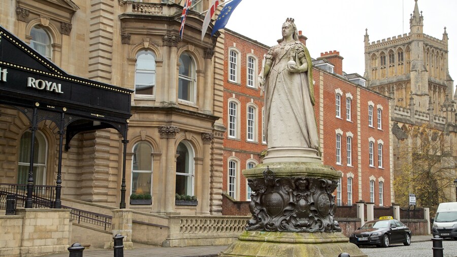 Queen Victoria\'s Statue inclusief historisch erfgoed en een standbeeld of beeldhouwwerk