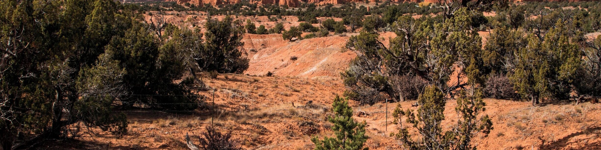 Bryce Canyon seen in the upper left. Kodachrome Basin State Park is a short 20 mile drive from Bryce Canyon. The camping there is far superior to the tourist accommodations in Bryce Canyon.