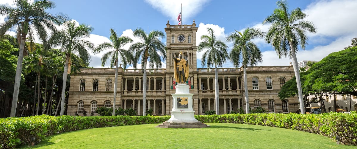 King Kamehameha statue in Honolulu