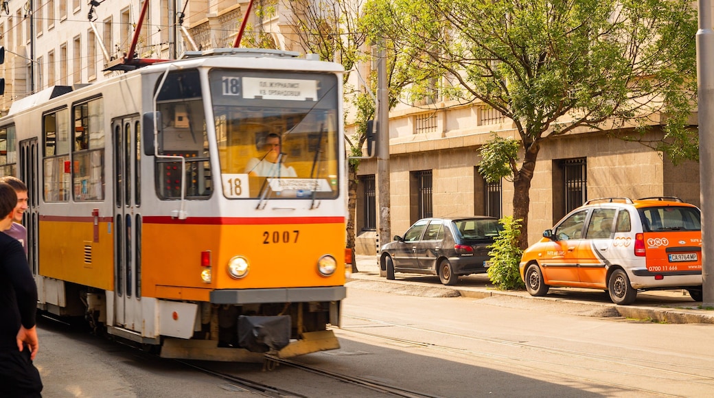 Vitoshka Boulevard featuring railway items
