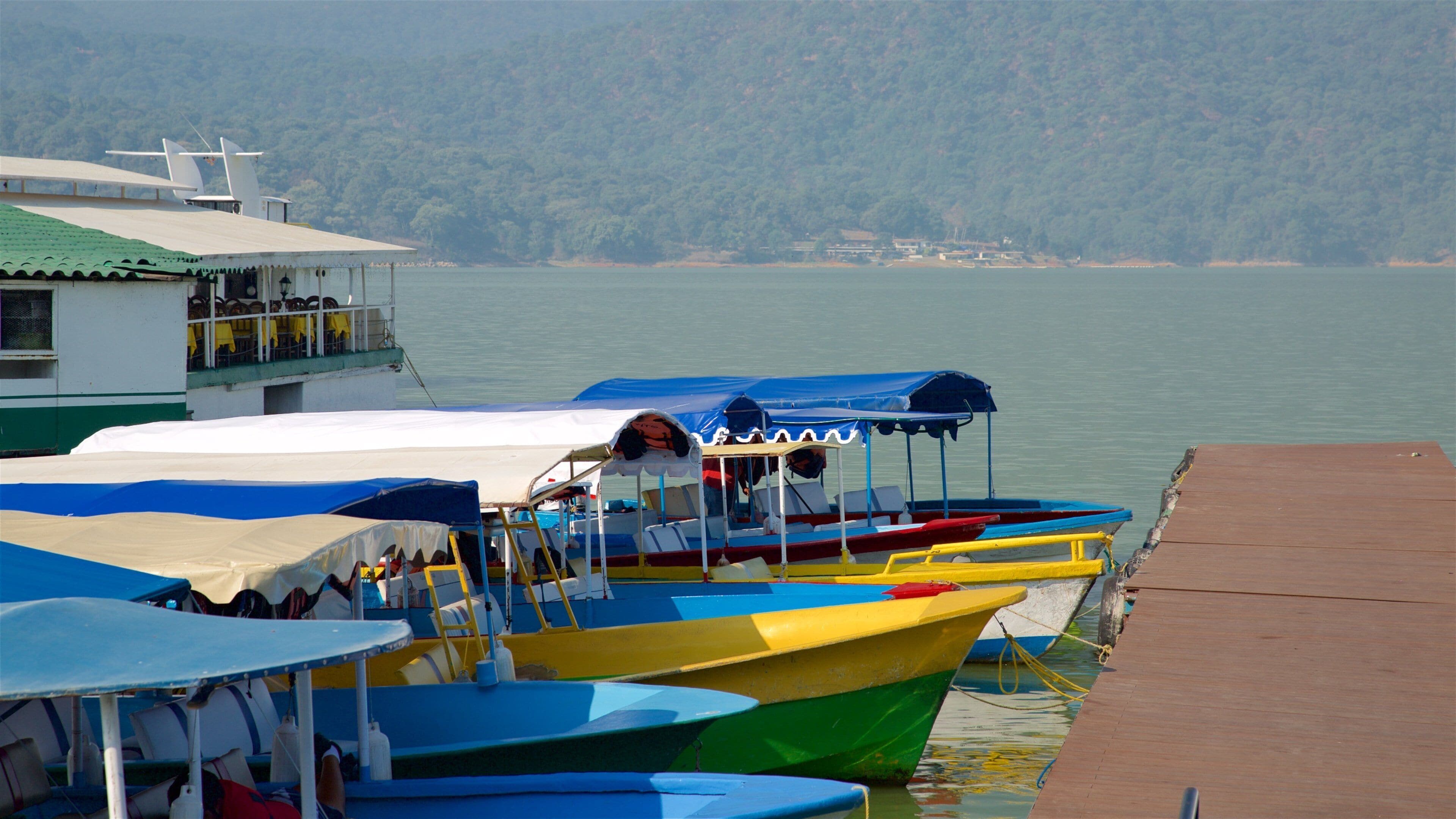 Toluca showing tranquil scenes and a bay or harbour