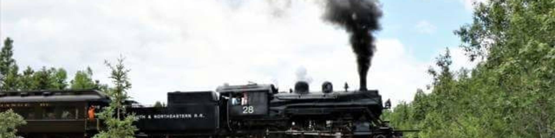 Riding the rails back in time crossing the Sucker River.
#Adventure