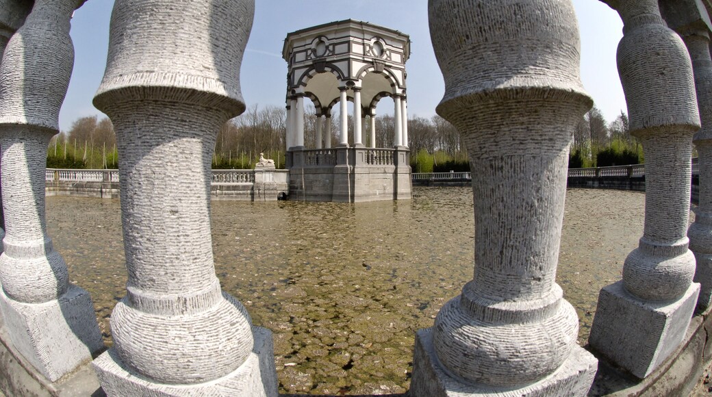 Enghien parc kiosque jardin eau