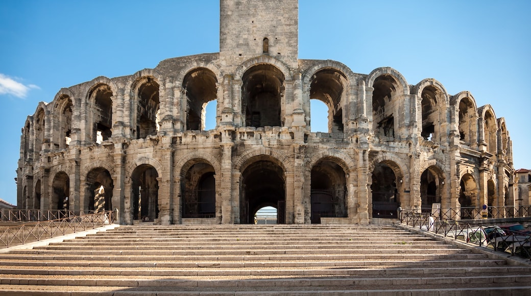 Arena and Roman Amphitheatre, Arles, Provence, France , Shutterstock ID 401684536, Purchase Order: -