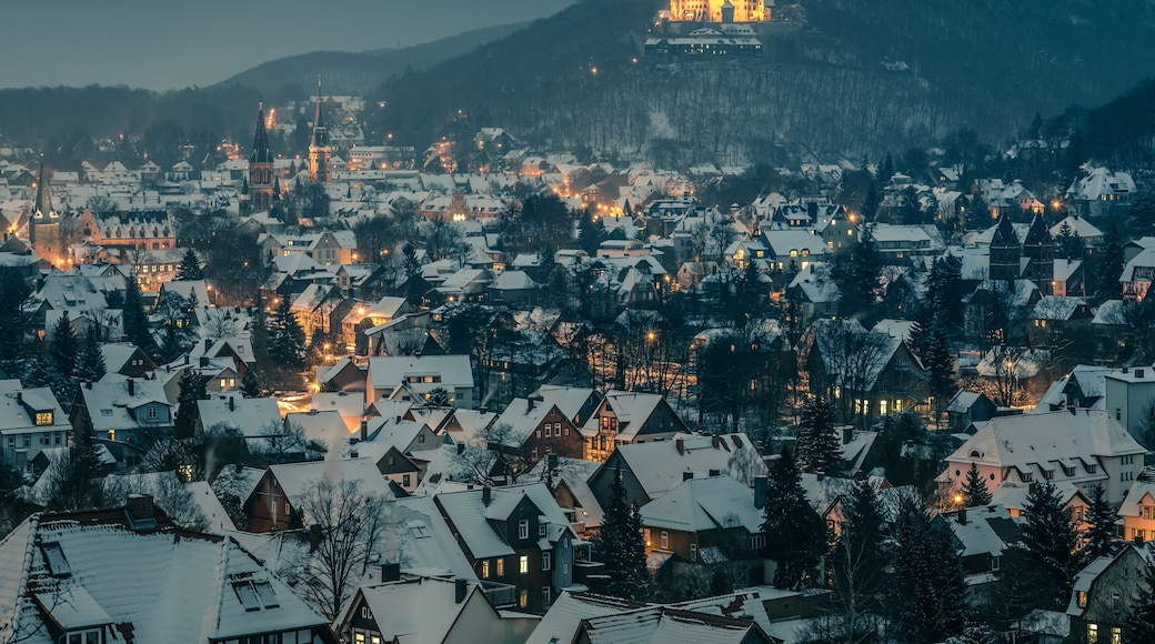 Wernigerode + Schloß, Winterstimmung