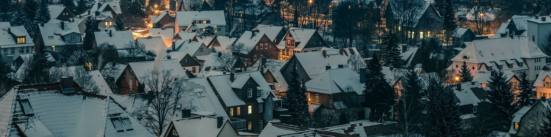 Wernigerode + Schloß, Winterstimmung