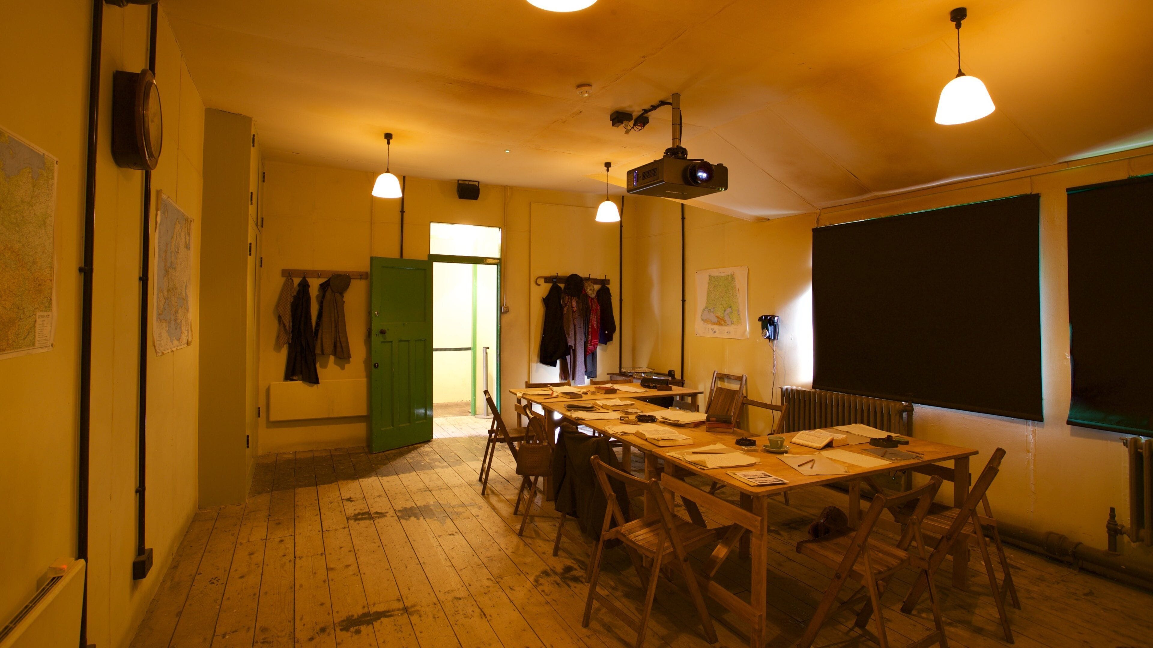 Bletchley Park fasiliteter samt innendørs