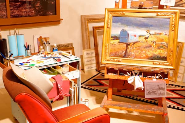 Tucson Museum of Art montrant art et vues intérieures