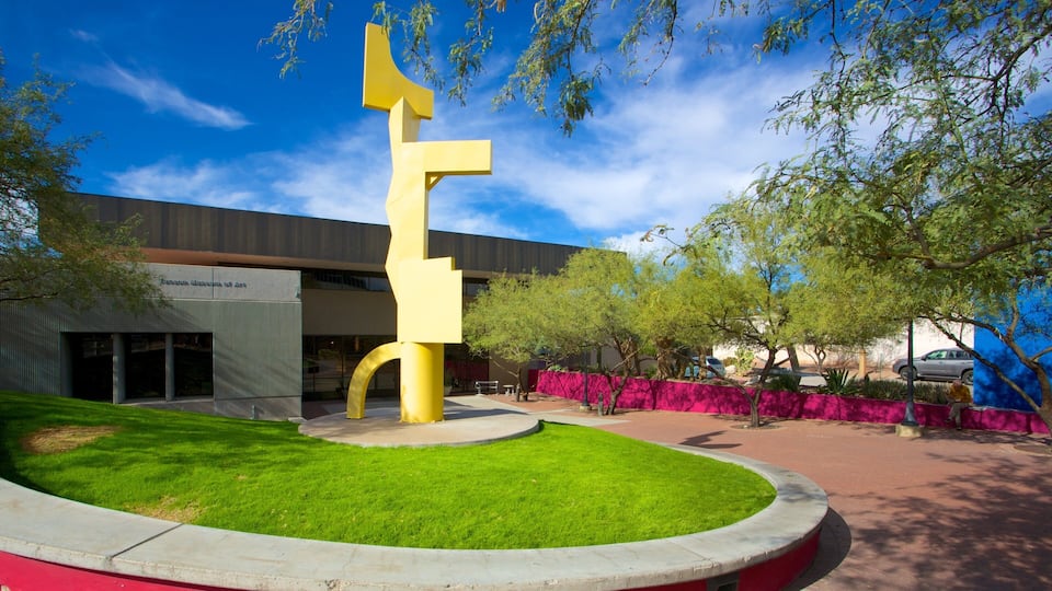 Tucson Museum of Art showing outdoor art