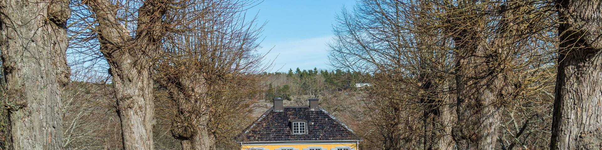 Biljardflygeln är en av de gammla och välbevarade byggnaderna i Nyckelviken