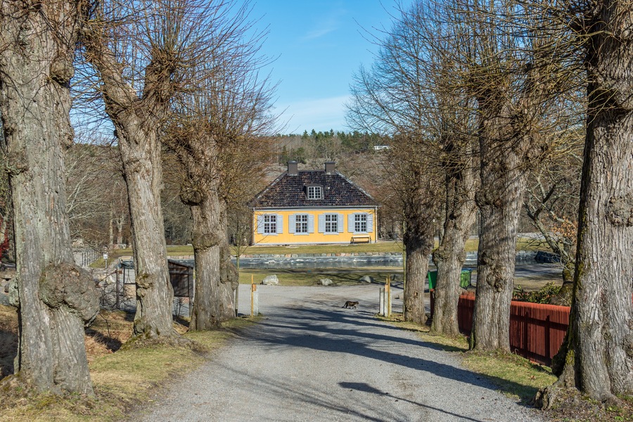 Biljardflygeln är en av de gammla och välbevarade byggnaderna i Nyckelviken