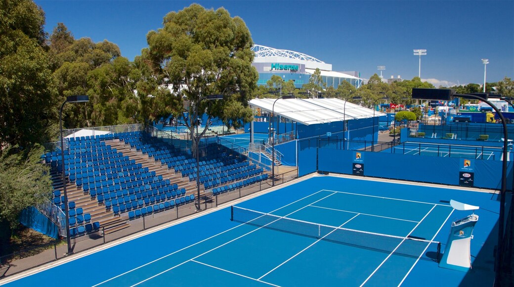Melbourne Park showing a sporting event