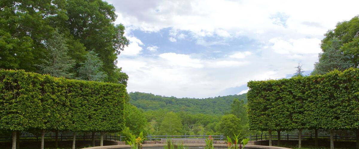 North Carolina Arboretum som inkluderar en park