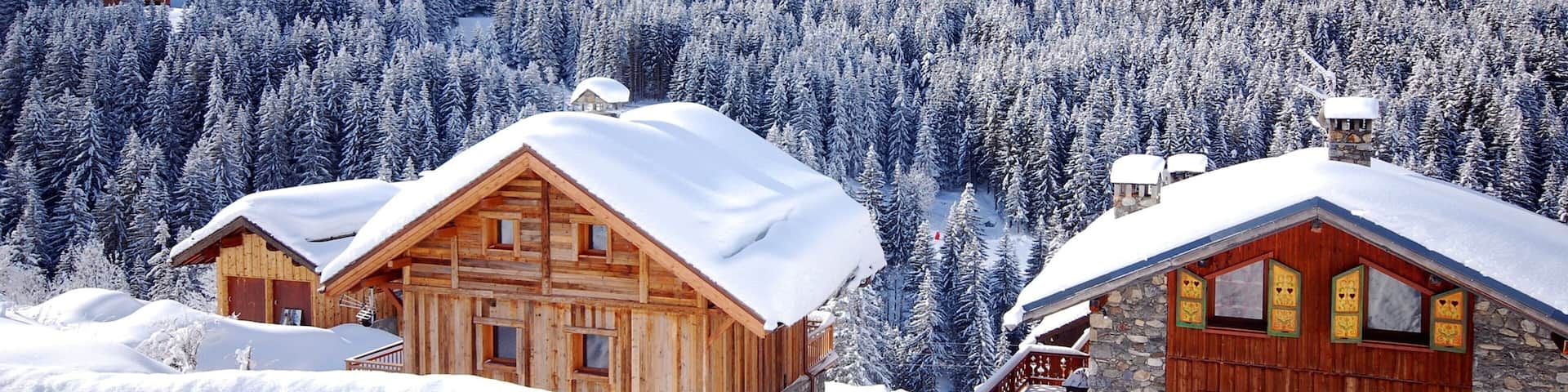 Meribel Ski Resort which includes forests and snow