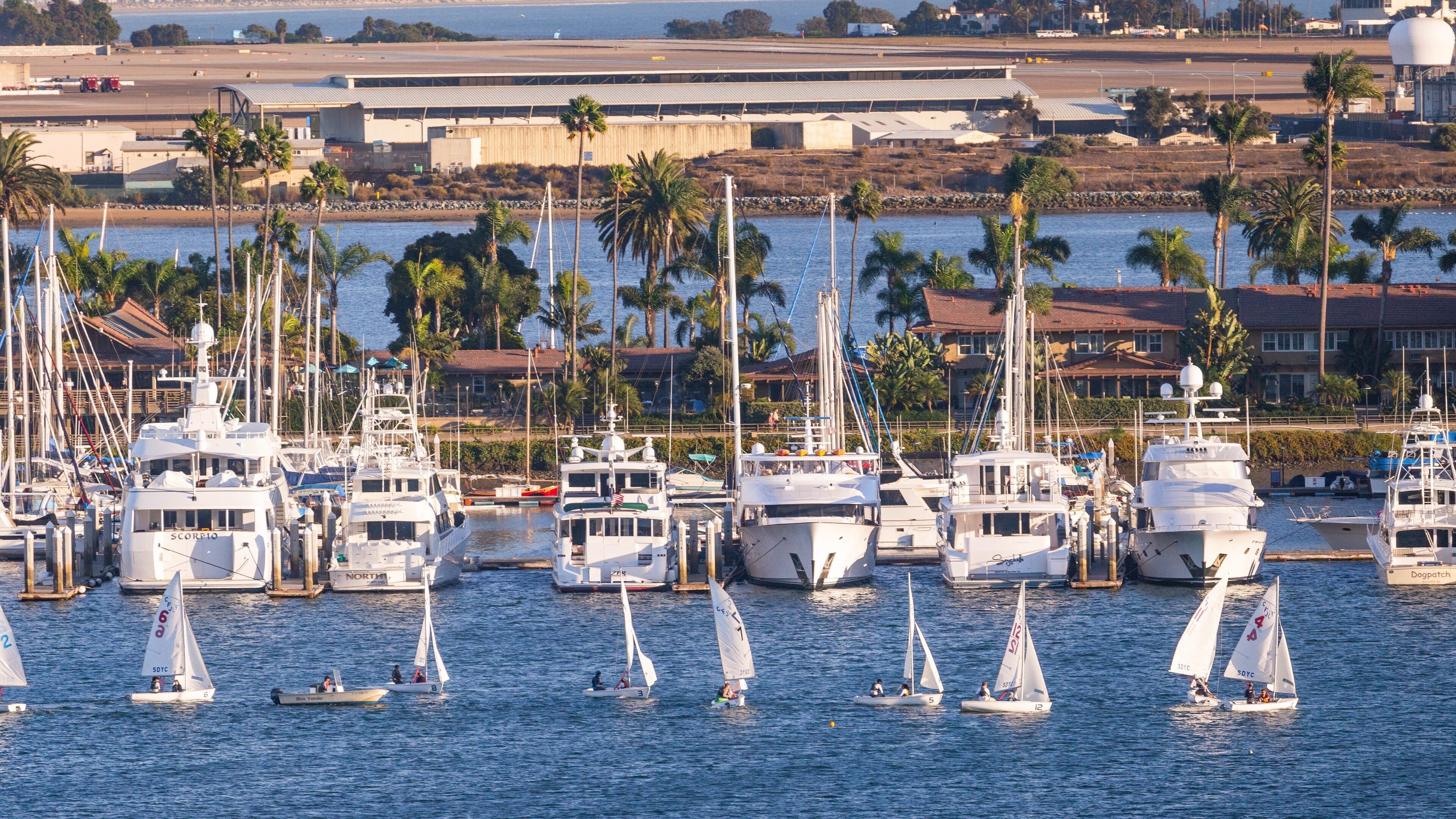 Point Loma featuring a bay or harbor
